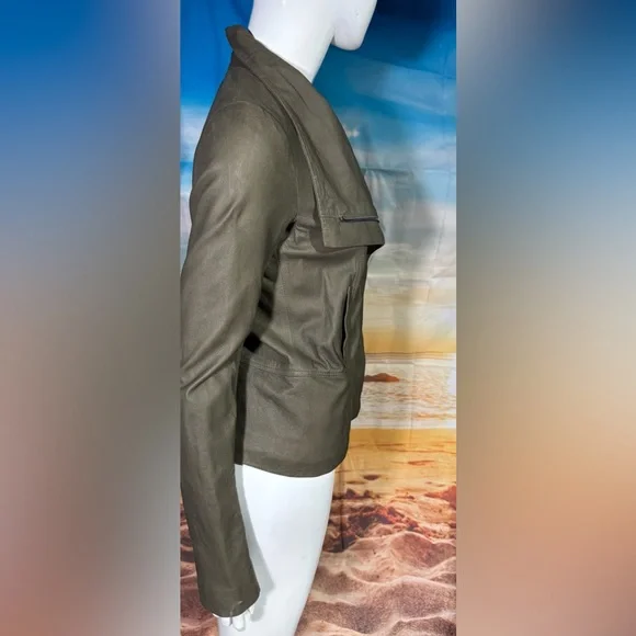 New Vince leather jacket S - Picture 2 of 4